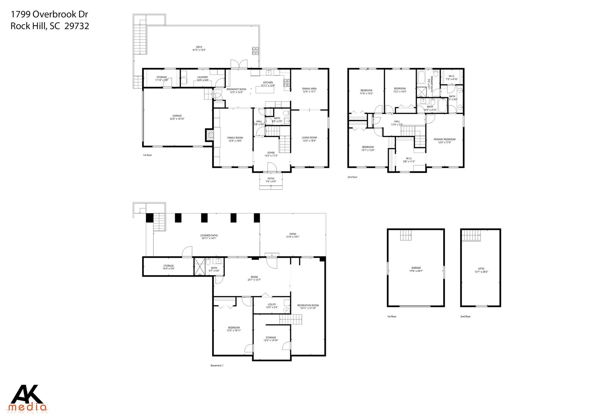 1799 Overbrook Drive Rock Hill SC 29732