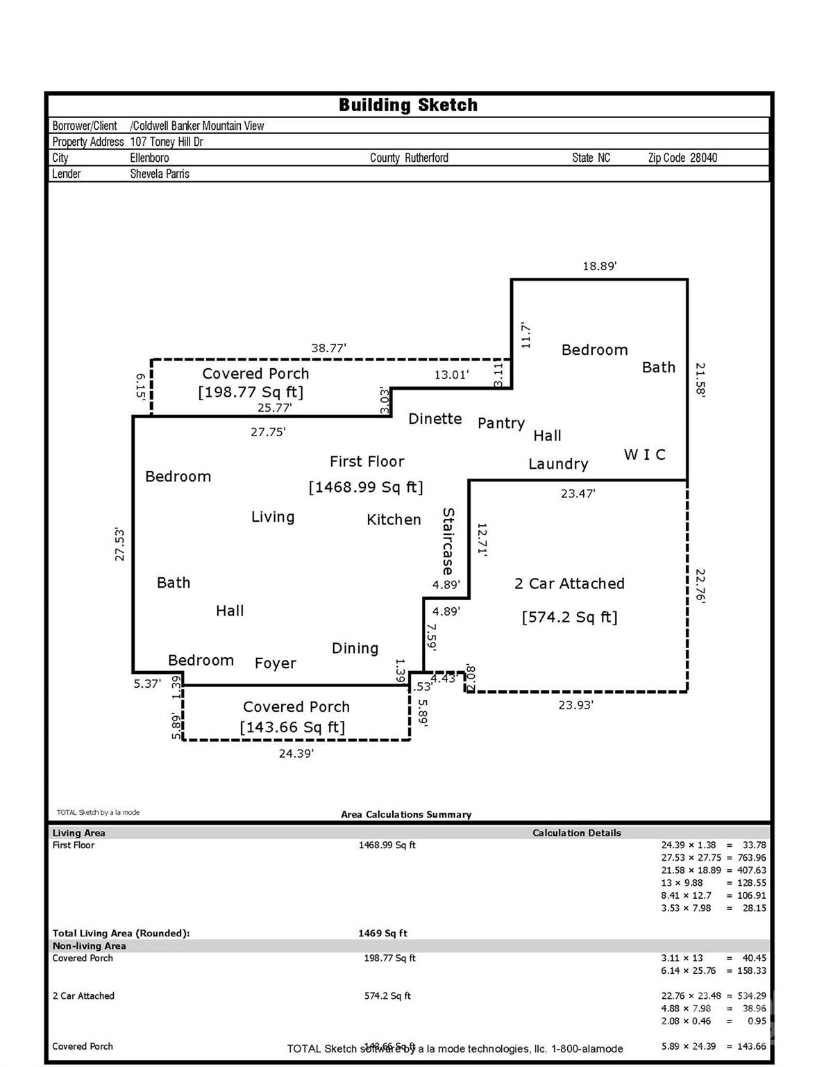 107 Toney Hill Drive Ellenboro NC 28040