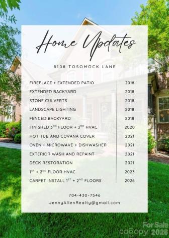8108 Tosomock Lane Huntersville NC 28078