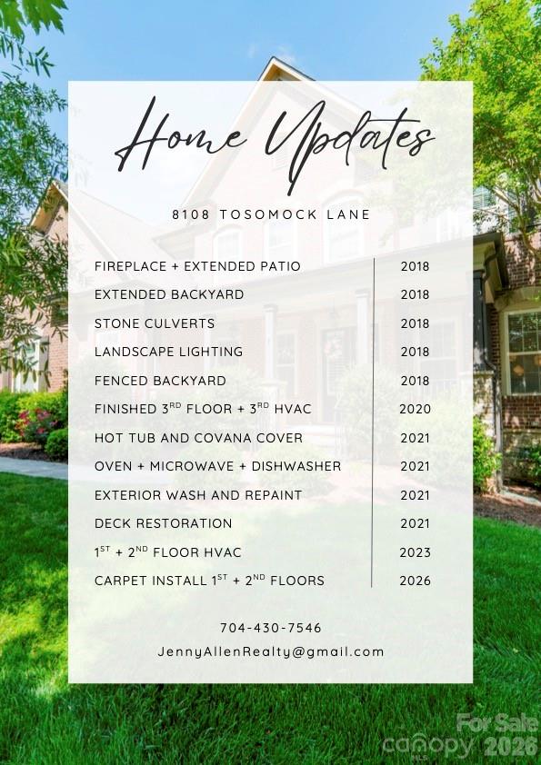 8108 Tosomock Lane Huntersville NC 28078