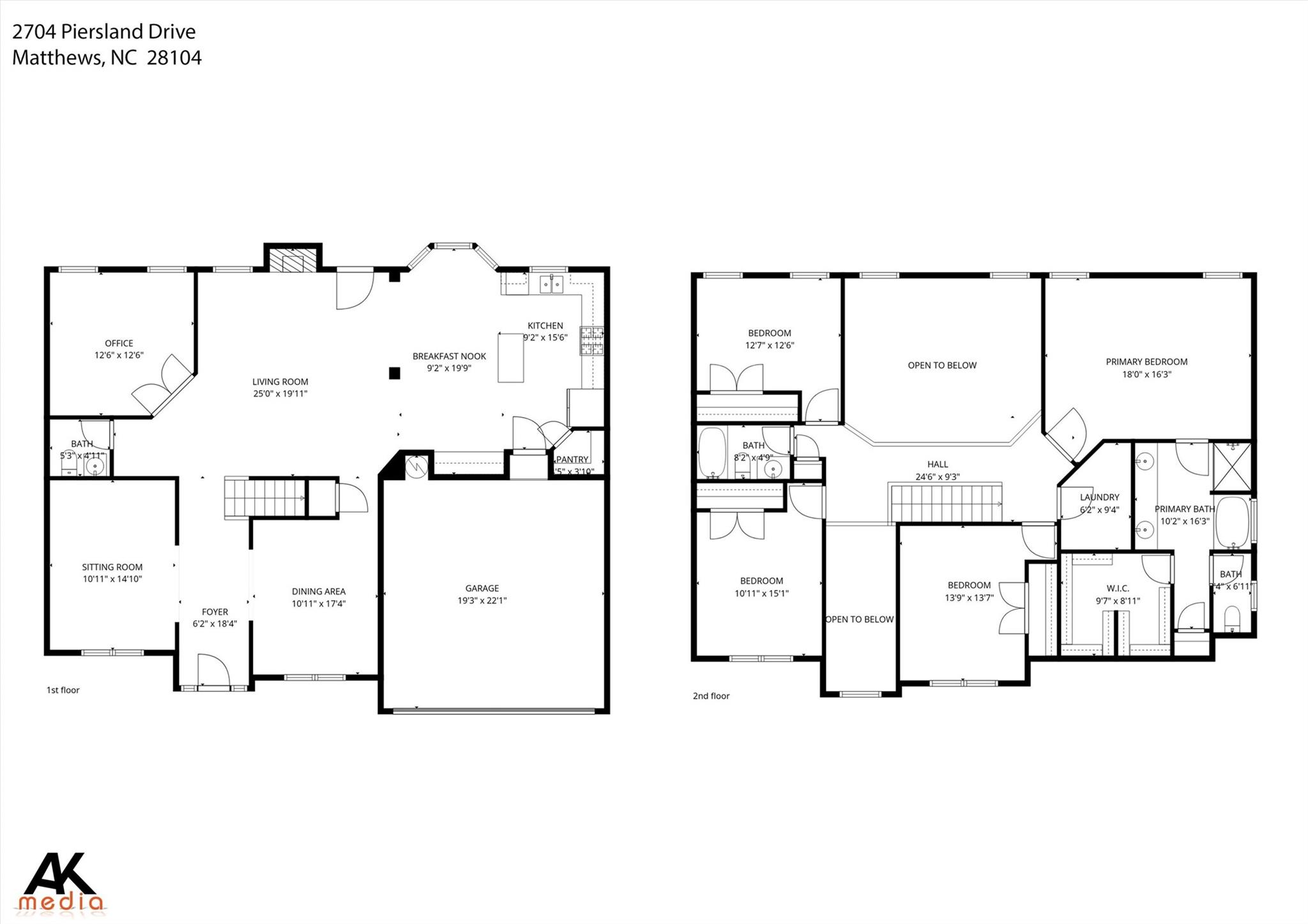 2704 Piersland Drive Matthews NC 28104