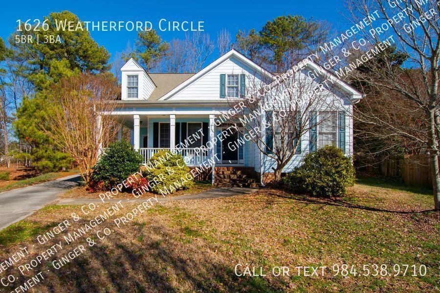 1626 Weatherford Circle Raleigh NC 27604