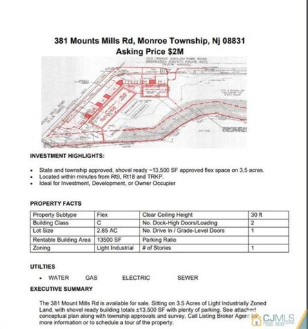 381 Mounts Mills Road Monroe NJ 08831