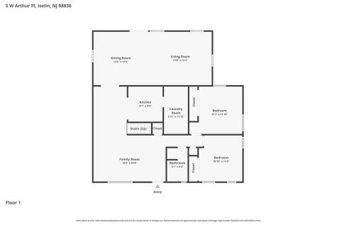 5 W Arthur Place Iselin NJ 08830