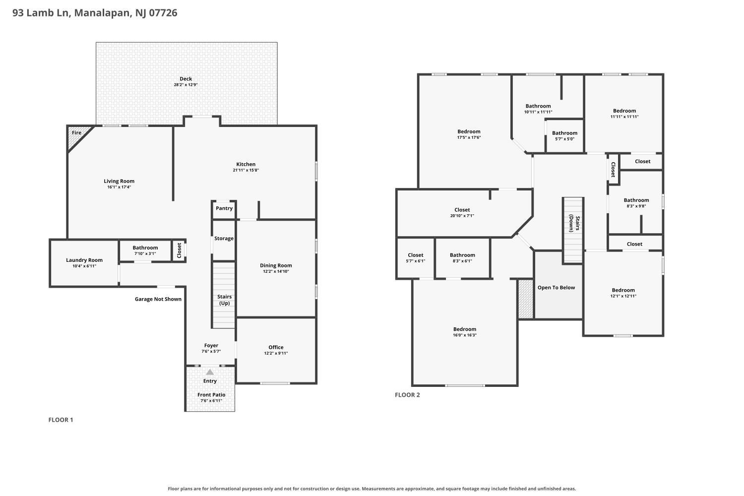 93 Lamb Lane Manalapan NJ 07726
