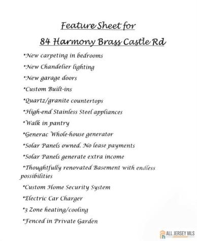 84 Harmony Brass Castle Road Washington Twp NJ 07882