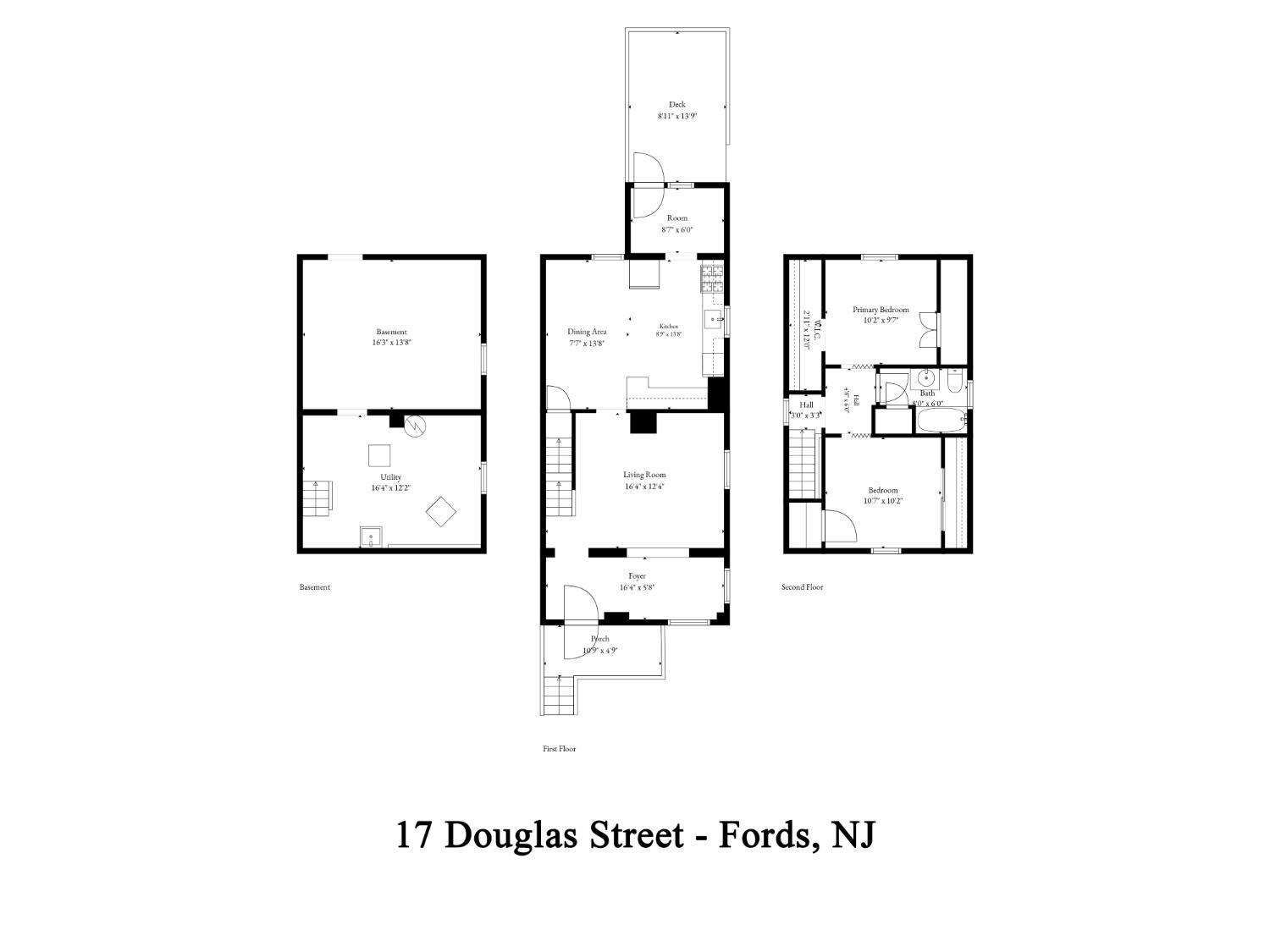 17 Douglas Street Fords NJ 08863