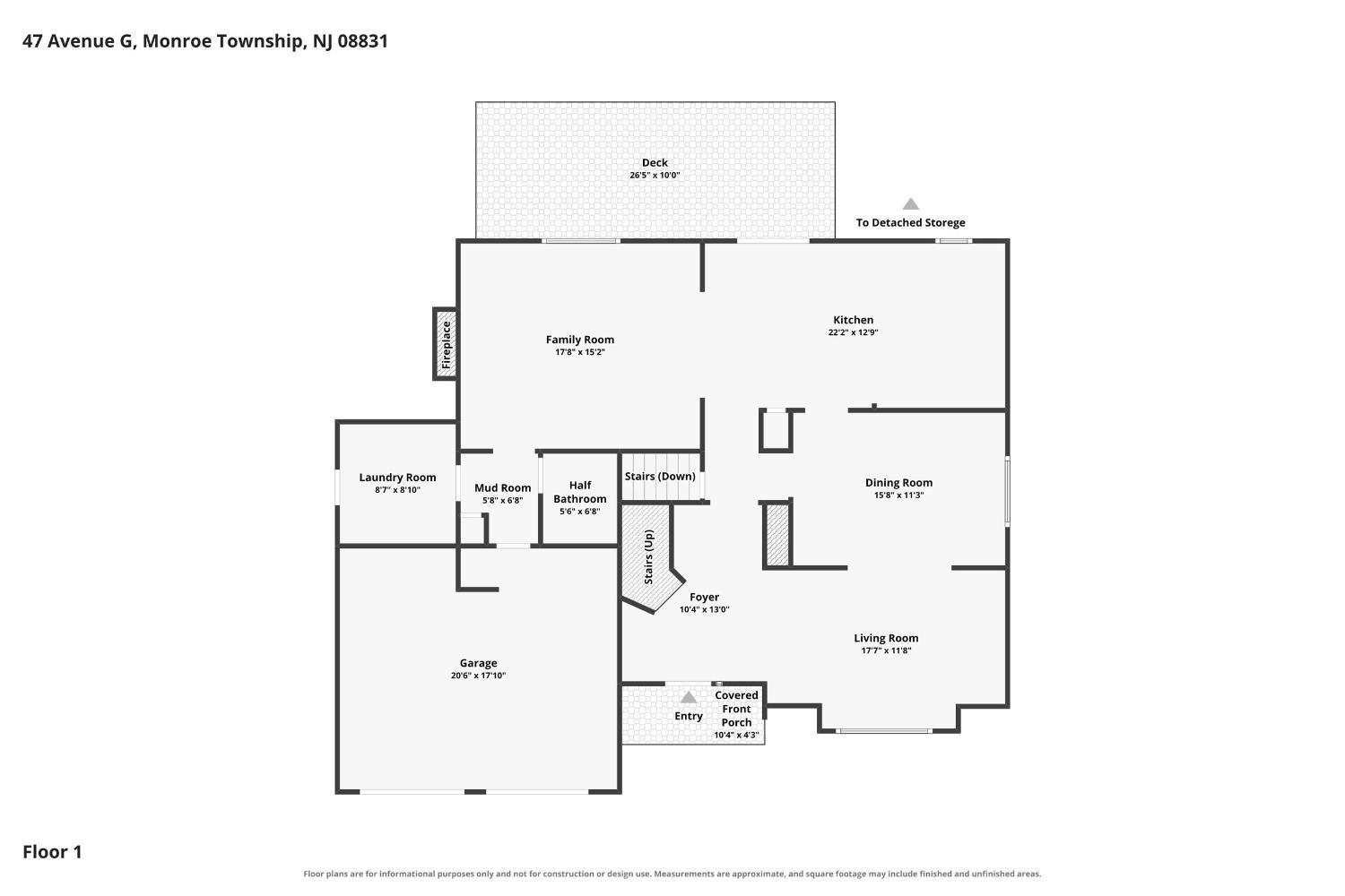 47 Avenue G Avenue Monroe NJ 08831