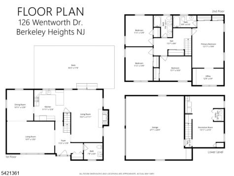 126 Wentworth Drive Berkeley Heights NJ 07922