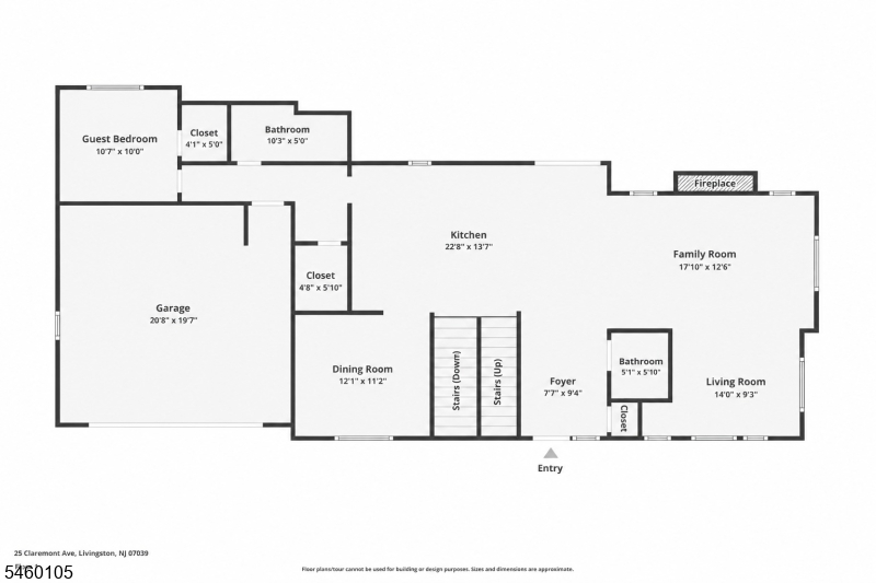 25 Claremont Avenue Livingston NJ 07039