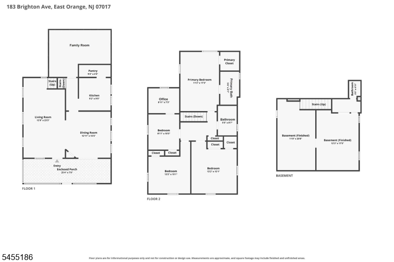 183 Brighton Avenue East Orange NJ 07017