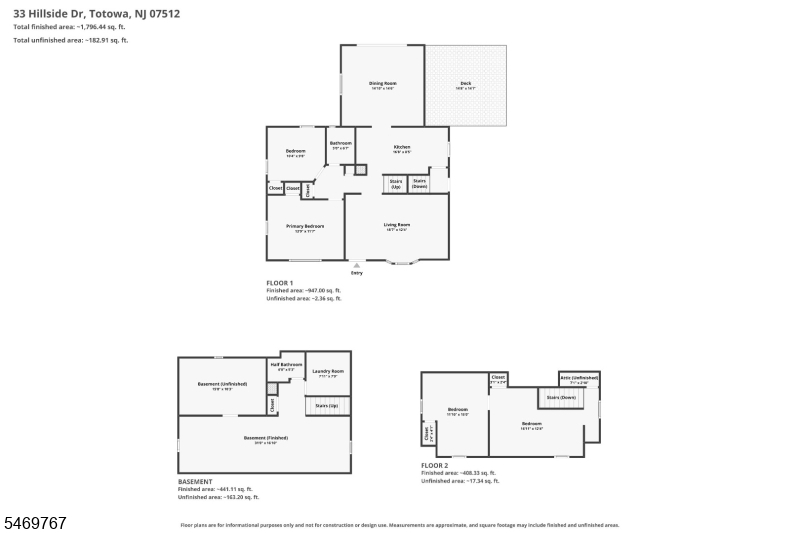 33 Hillside Drive Totowa NJ 07512