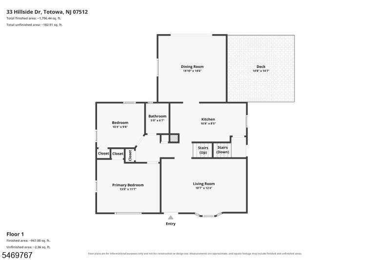 33 Hillside Drive Totowa NJ 07512