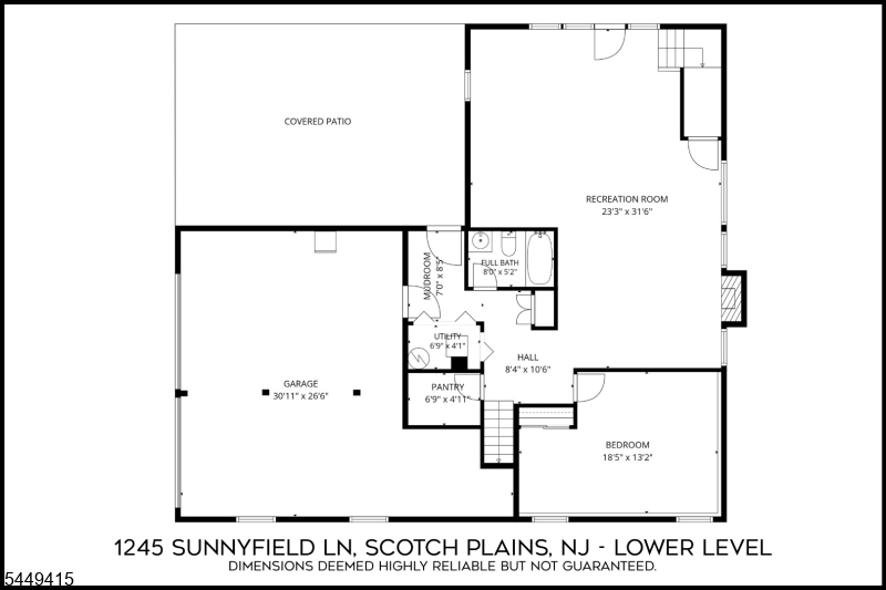 1245 Sunnyfield Lane Scotch Plains NJ 07076
