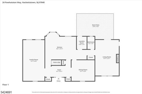 24 Powhatatan Way Mount Olive NJ 07828
