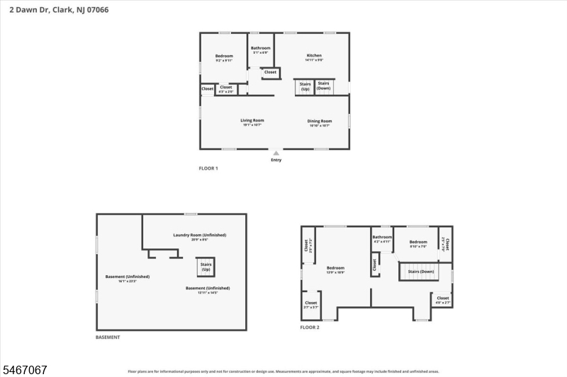 2 Dawn Drive Clark NJ 07066
