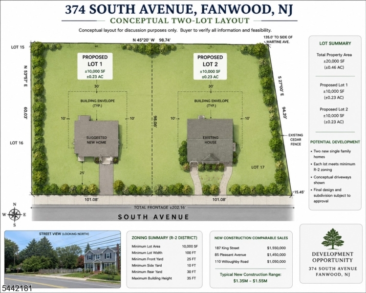 374 South Avenue Fanwood NJ 07023