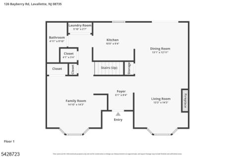 126 Bayberry Road Toms River Township NJ 08735