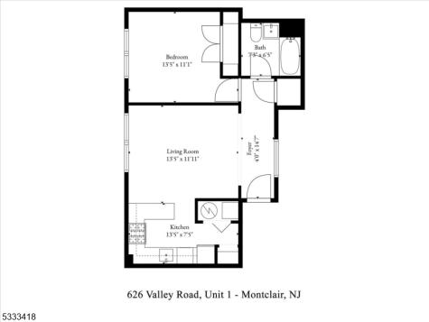 626 Valley Road Apt 1 Montclair NJ 07043