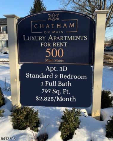 500 Main Street - Apt. 3d Chatham NJ 07928