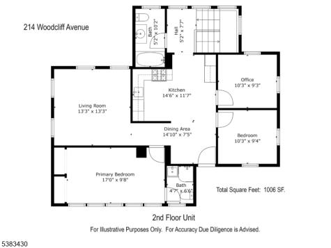 214 Woodcliff Ave-unit 2 Little Falls NJ 07424