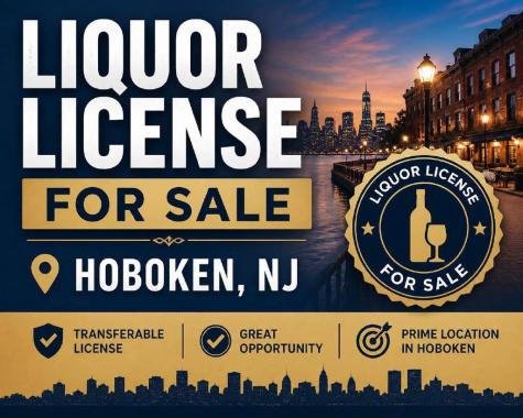 Class 44 Liquor License Hoboken NJ 07030