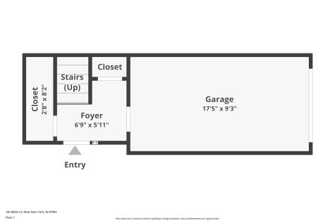 135 Abbie Court Guttenberg NJ 07093