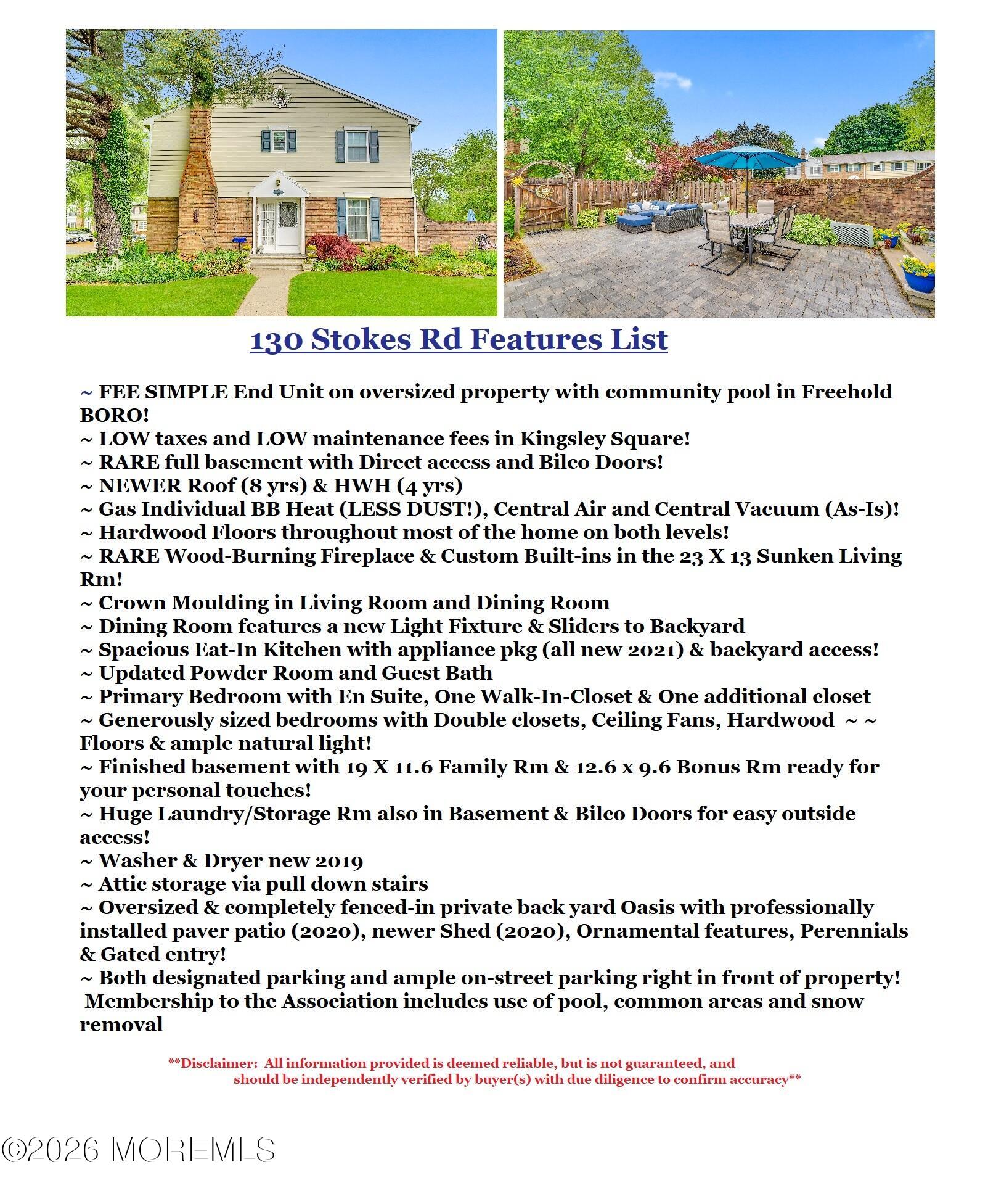 130 Stokes Street Freehold NJ 07728