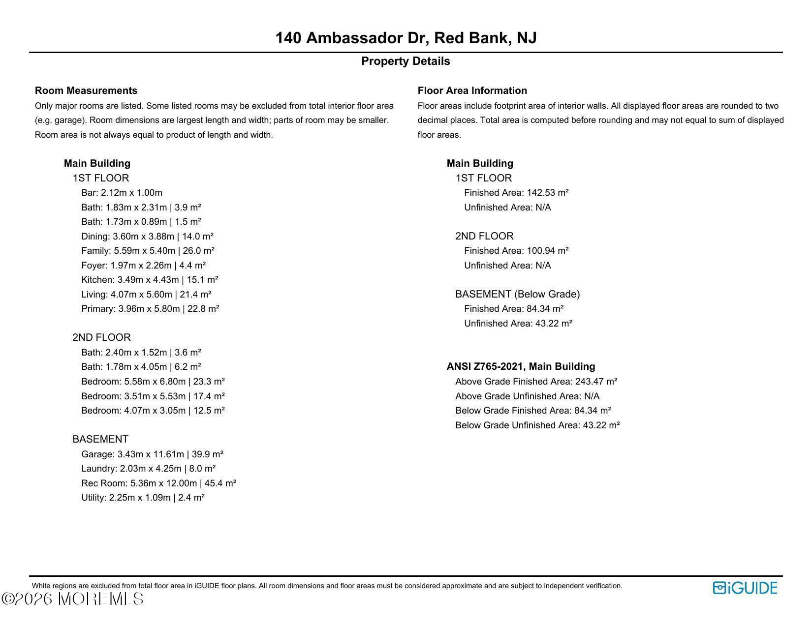140 Ambassador Drive Red Bank NJ 07701