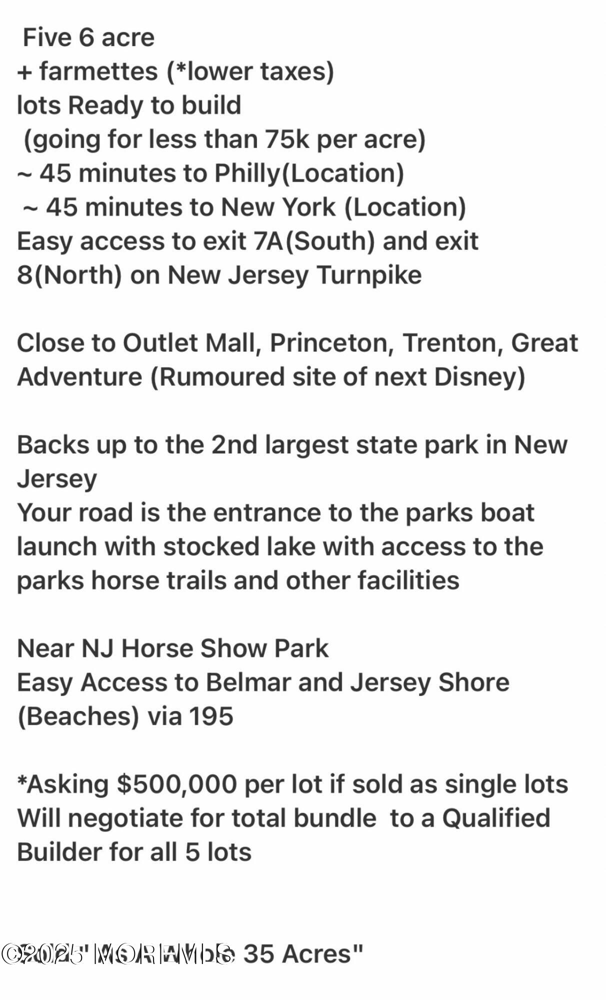 110 Imlaystown Hightstown Road Upper Freehold NJ 08501