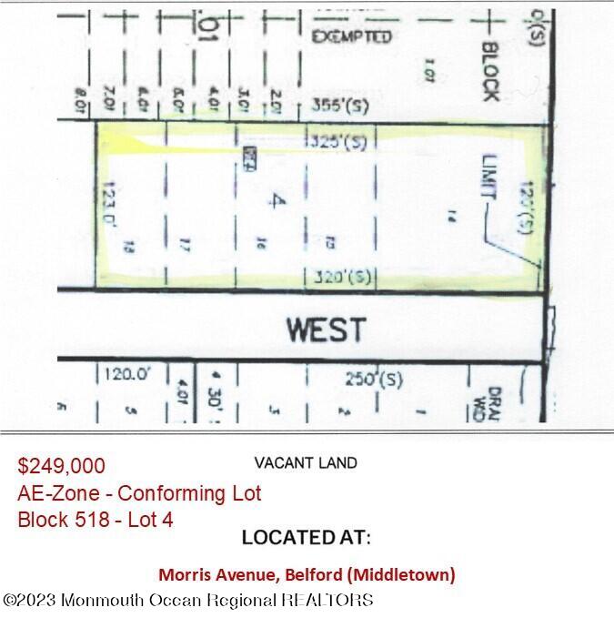 0 W Morris Avenue Belford NJ 07718