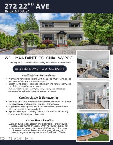 272 22nd Avenue Brick NJ 08724