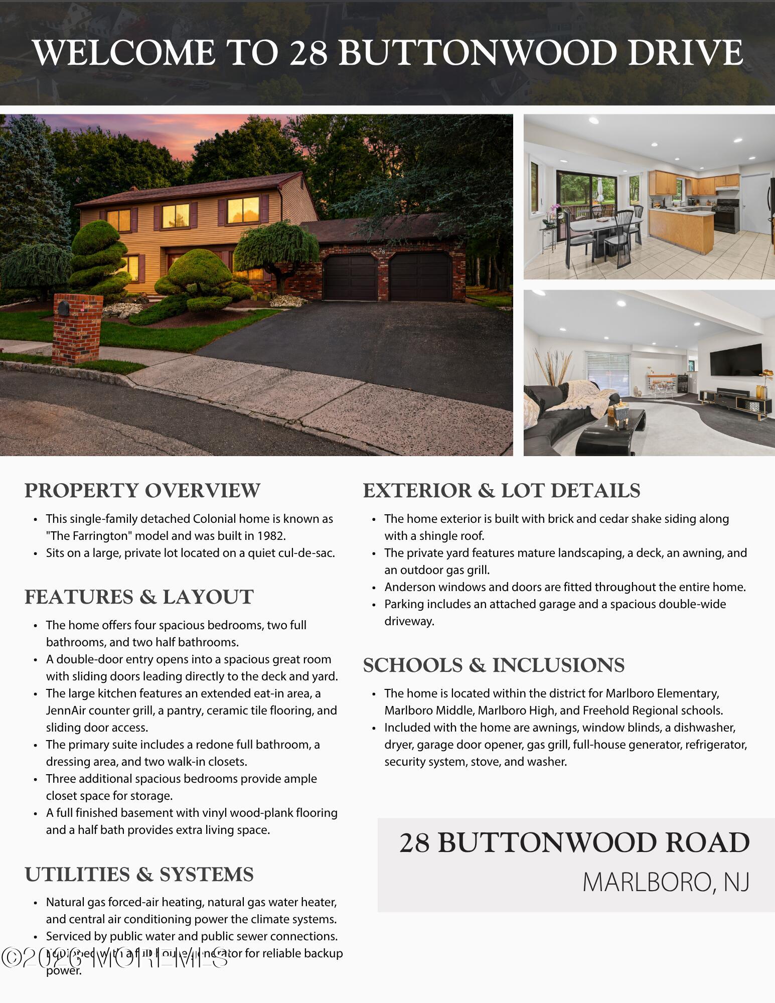 28 Buttonwood Drive Marlboro NJ 07746