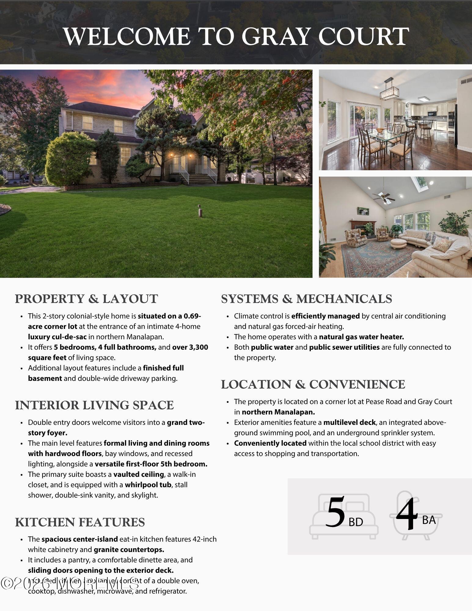 2 Gray Court Manalapan NJ 07726