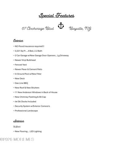 67 Anchorage Boulevard Bayville NJ 08721