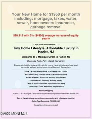9 Monique Circle Hazlet NJ 07730