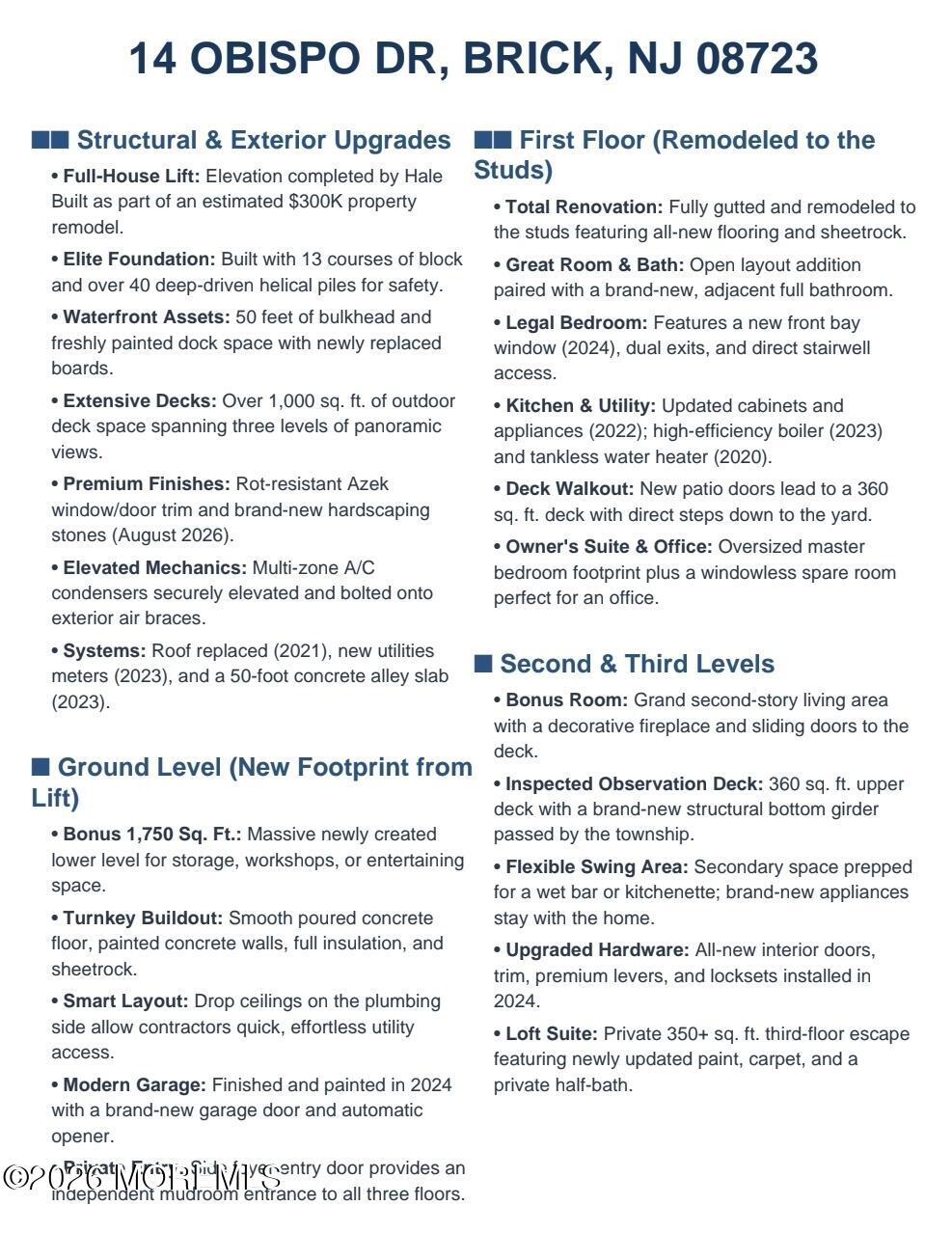 14 Obispo Drive Brick NJ 08723