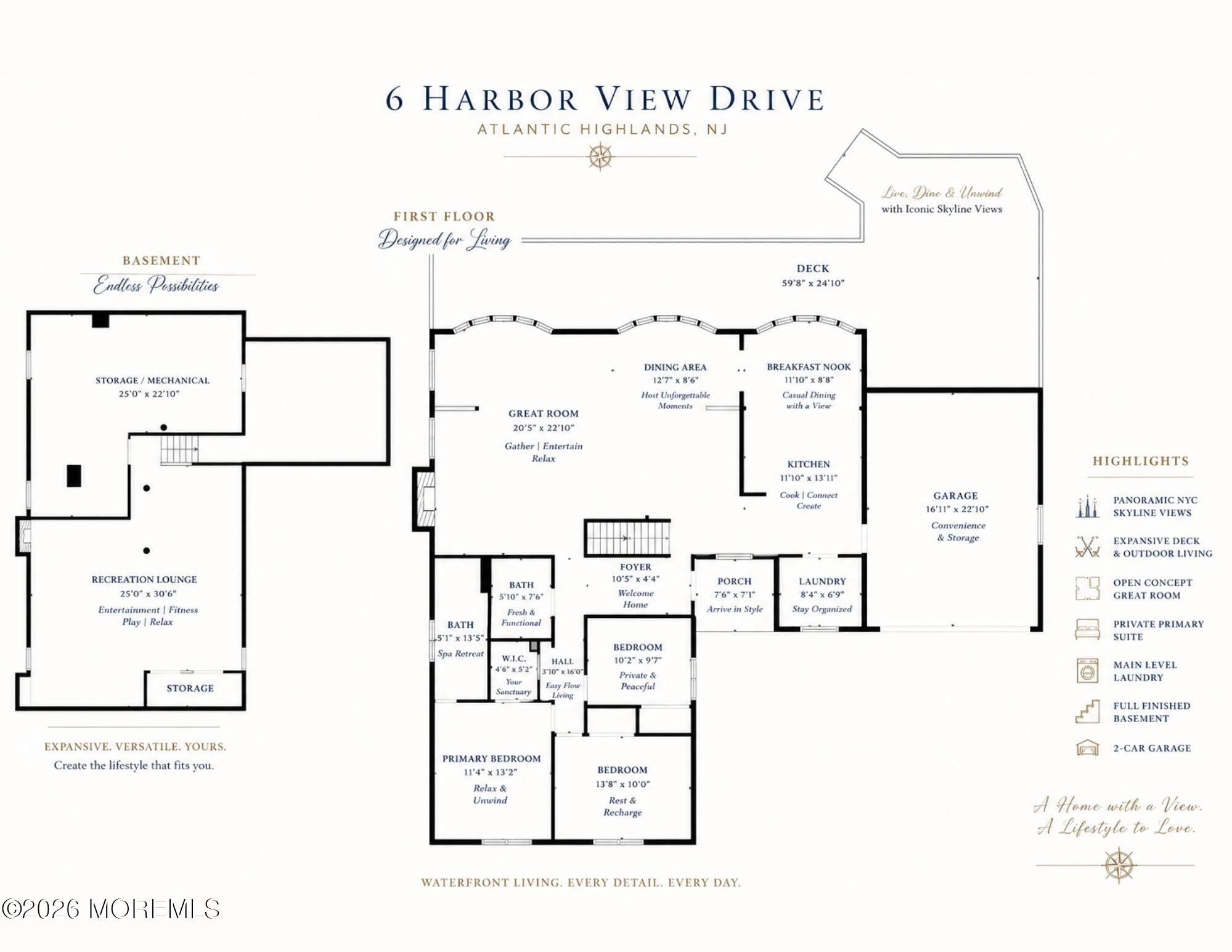 6 Harbor View Drive Atlantic Highlands NJ 07716