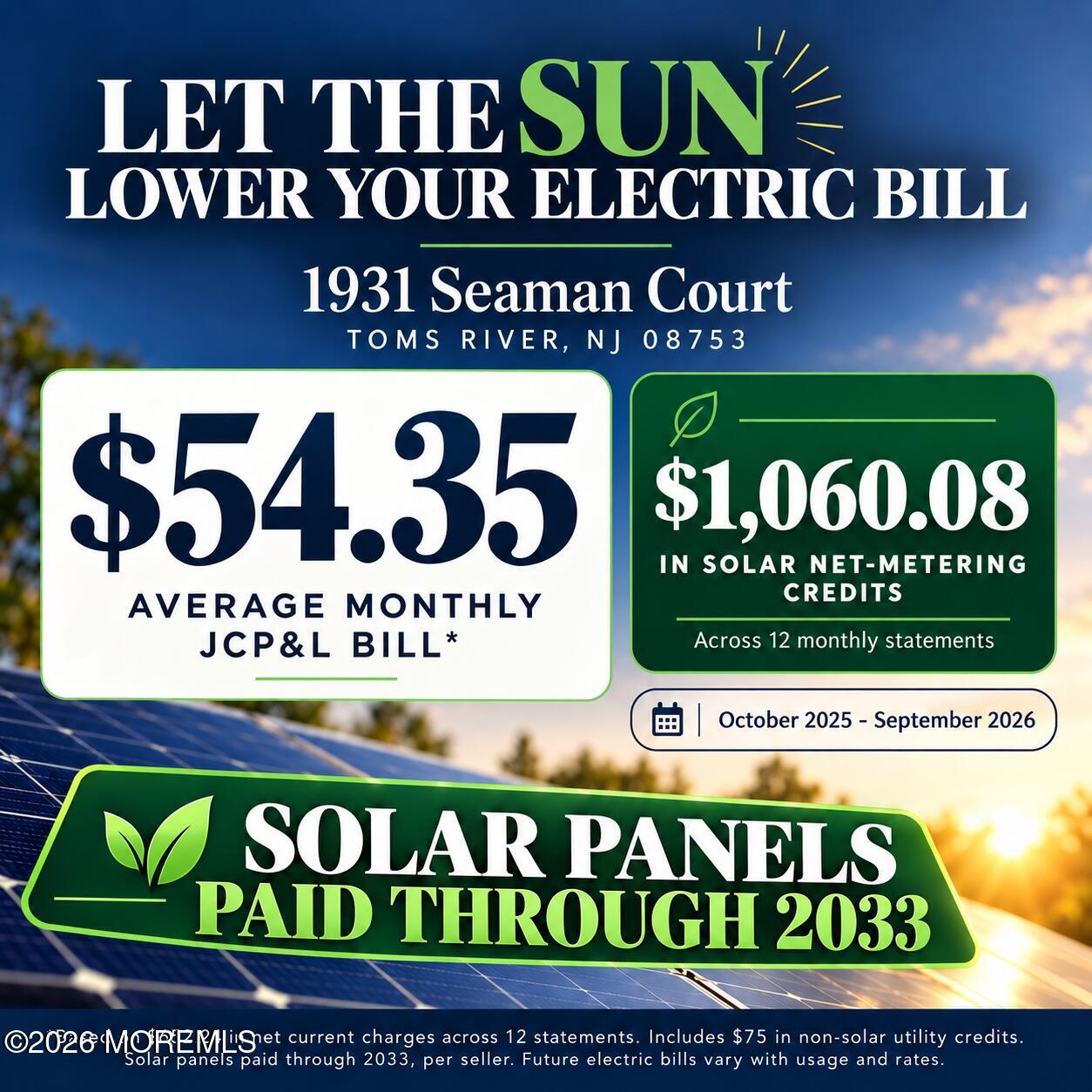 1931 Seaman Court Toms River NJ 08753