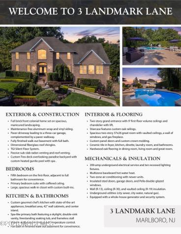 3 Landmark Lane Marlboro NJ 07746