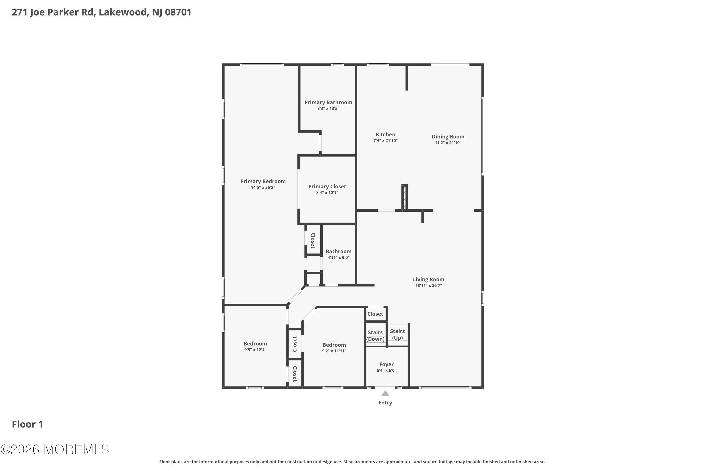 271 Joe Parker Road Lakewood NJ 08701