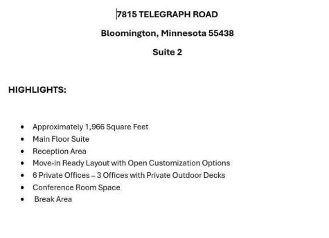 7815 Telegraph Road Bloomington MN 55438