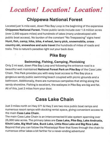 Lot 6 Among Forest & Lakes Drive Cass Lake MN 56633