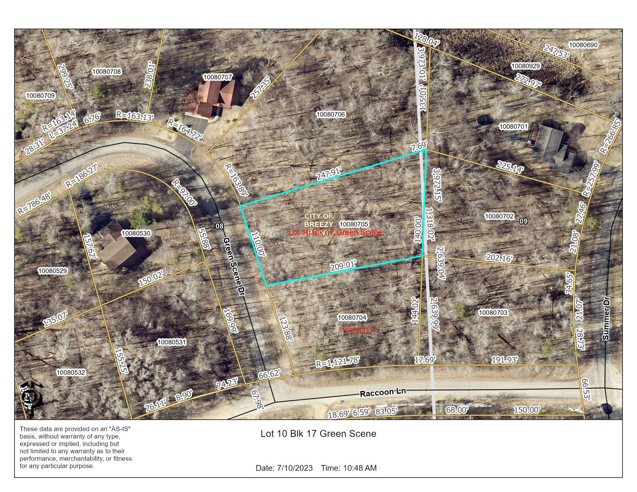 L10 B17 Green Scene Drive Breezy Point MN 56472