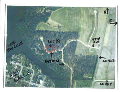 Lot 18 N4xx 297th Street Eau Galle WI 54737
