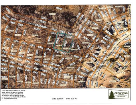 Tbd Lots 200 & 201 Lynx Drive Breezy Point MN 56472