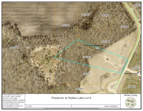 Lot 6 Saylers Beach Road Lake Park MN 56554