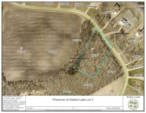 Lot 3 Saylers Beach Road Lake Park MN 56554