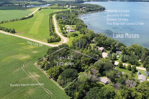 Lots 1 & 2 Mary Lane NW Brandon MN 56315
