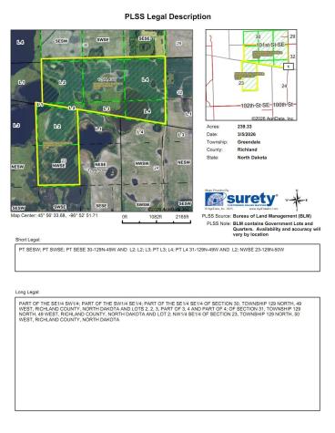 Tbd County Road 1 Hankinson ND 58041
